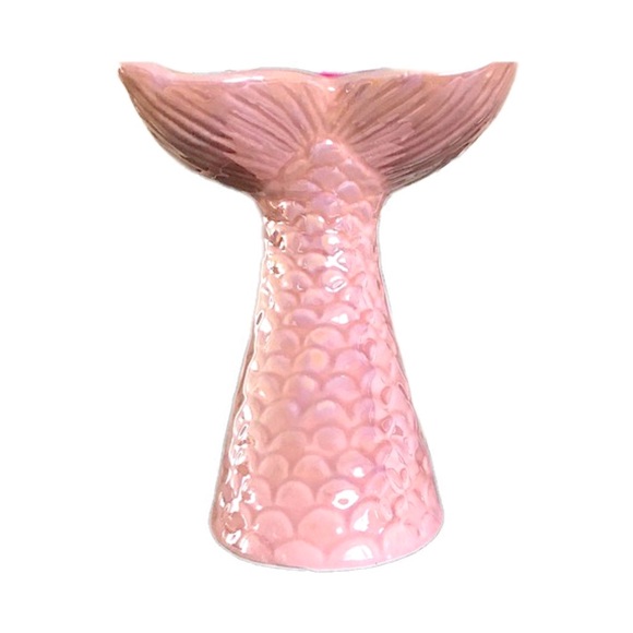 CERAMIC MERMAID TAIL NWT PINK - Picture 4 of 8